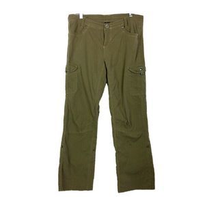 Kuhl Hiking Women 14 Reg Green Outdoor Pants